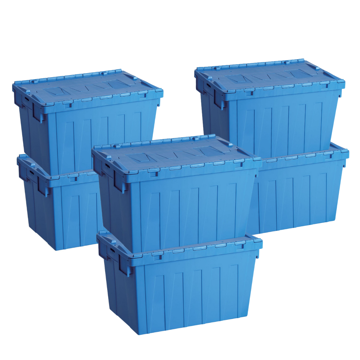 PACK CAJA BISAGRADA 62L 6 UNIDADES
